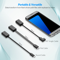 UGREEN Micro USB OTG Adapter kabla dla Xiaomi Redmi uwaga 5 Micro USB złącze dla Samsung S6 Tablet Android USB 2.0 OTG Adapter 6